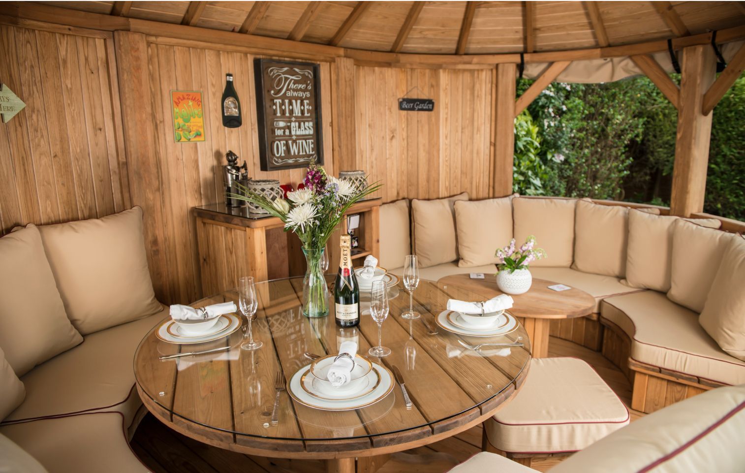 Main redwood structure