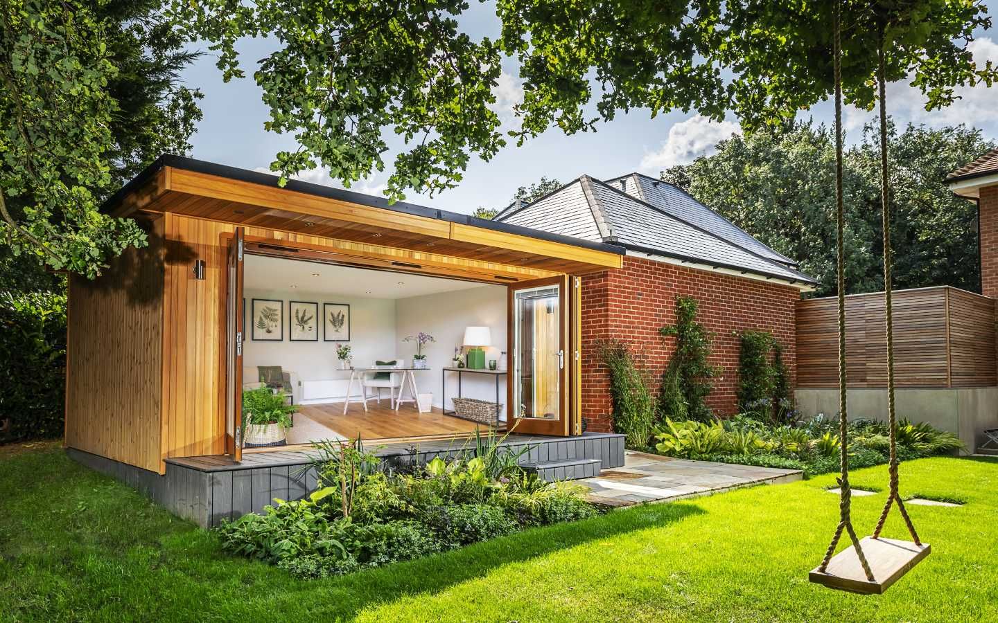 What is a garden room blog header