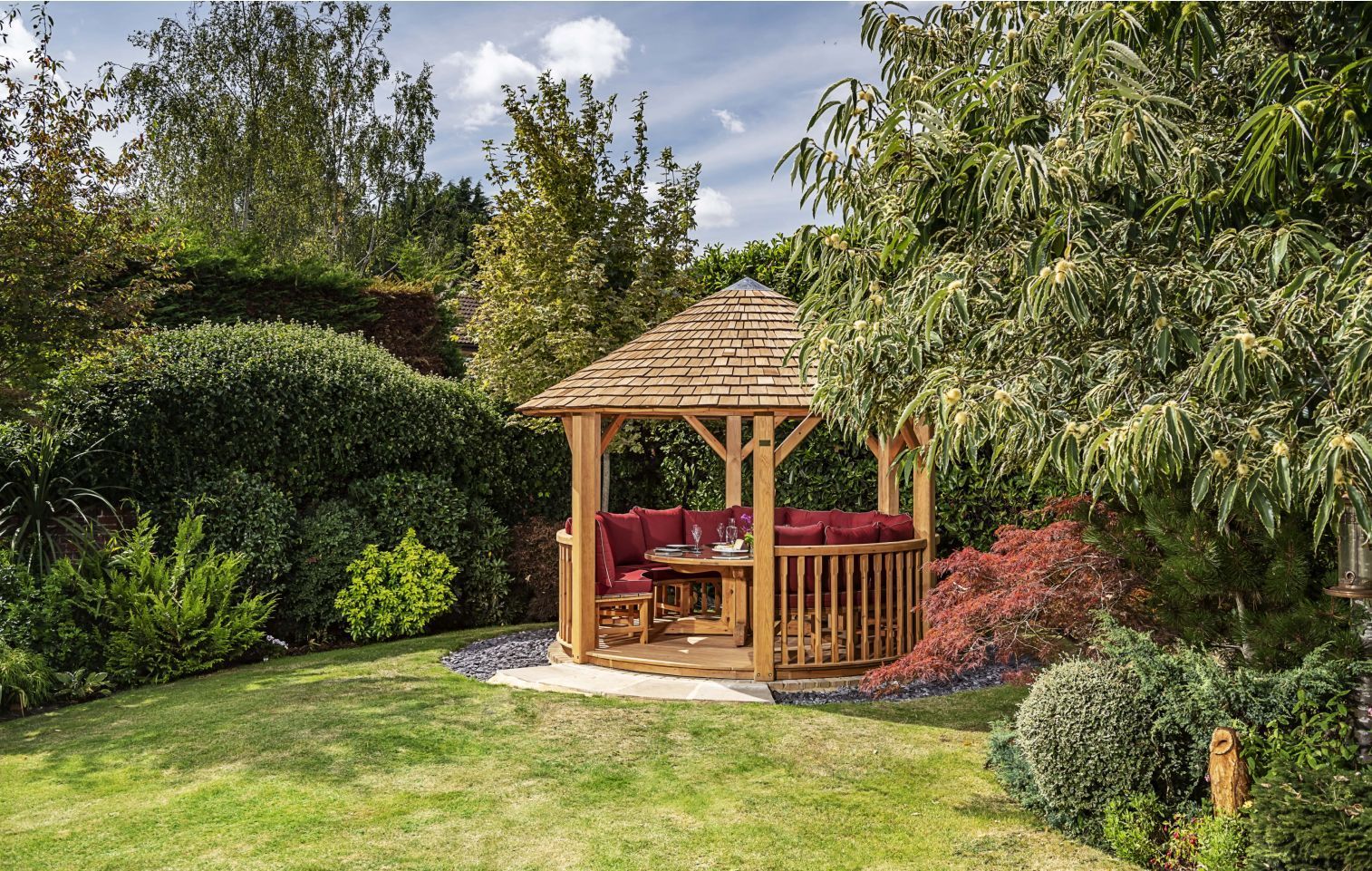 Main redwood structure