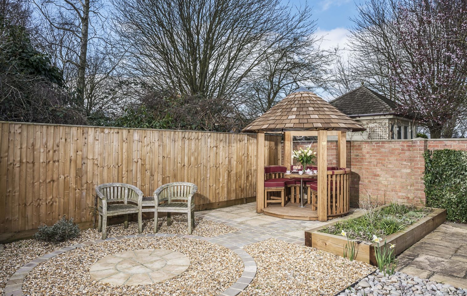 Main redwood structure